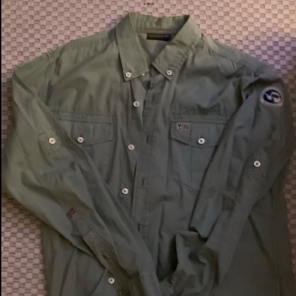 NAPAPIJRI, GREEN ARMY COLOR, SHIRT,